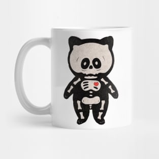 gato blanco y negro Mug